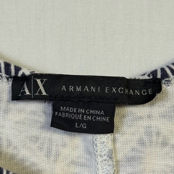 Armani Exchange Patterned Tank Top Size L - Picture 3 of 5